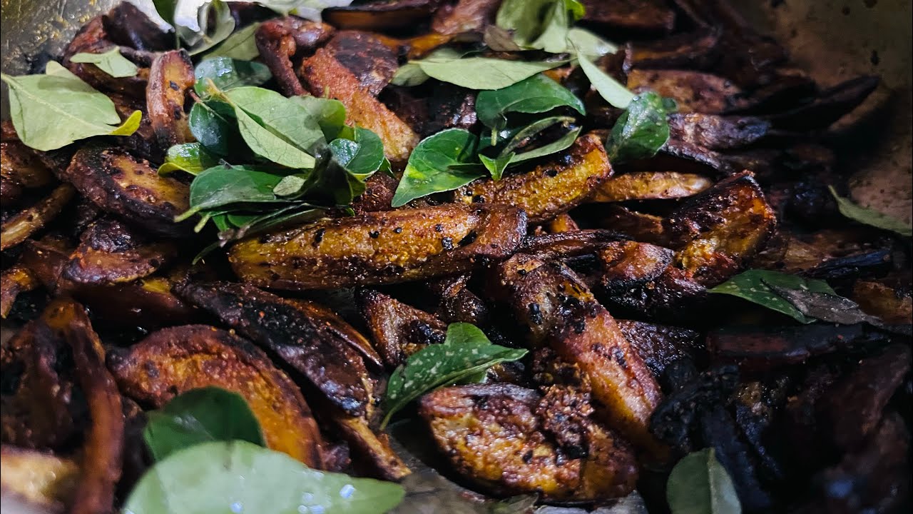 Simple Brinjal fry | கத்தரிக்காய் வறுவல் @home 
