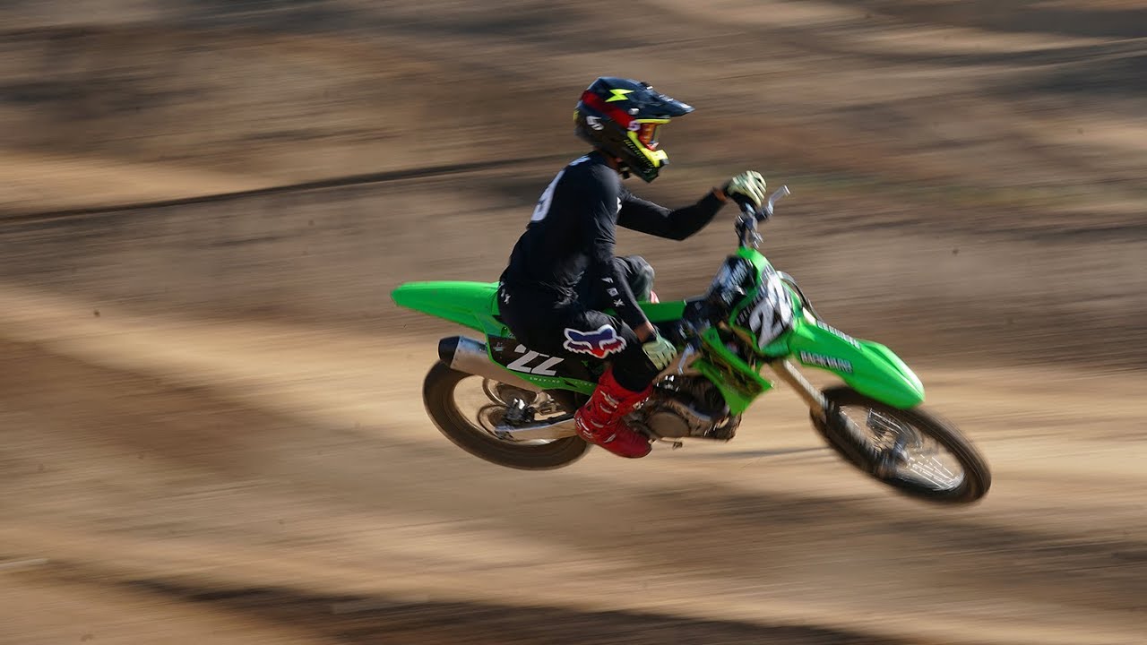 We Test the 2021 Kawasaki KX250!
