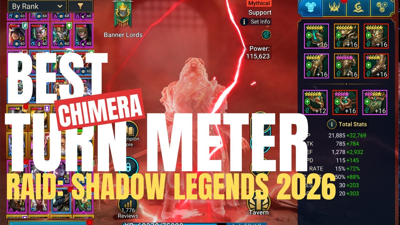 THIS TEAM DESTROYS CHIMERA RAID: SHADOW LEGENDS Androc The Glorious Review
