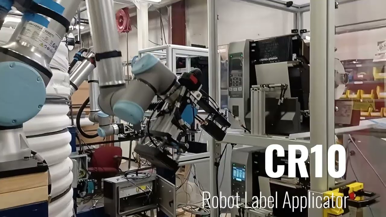 CR10 Robot Label Applicator