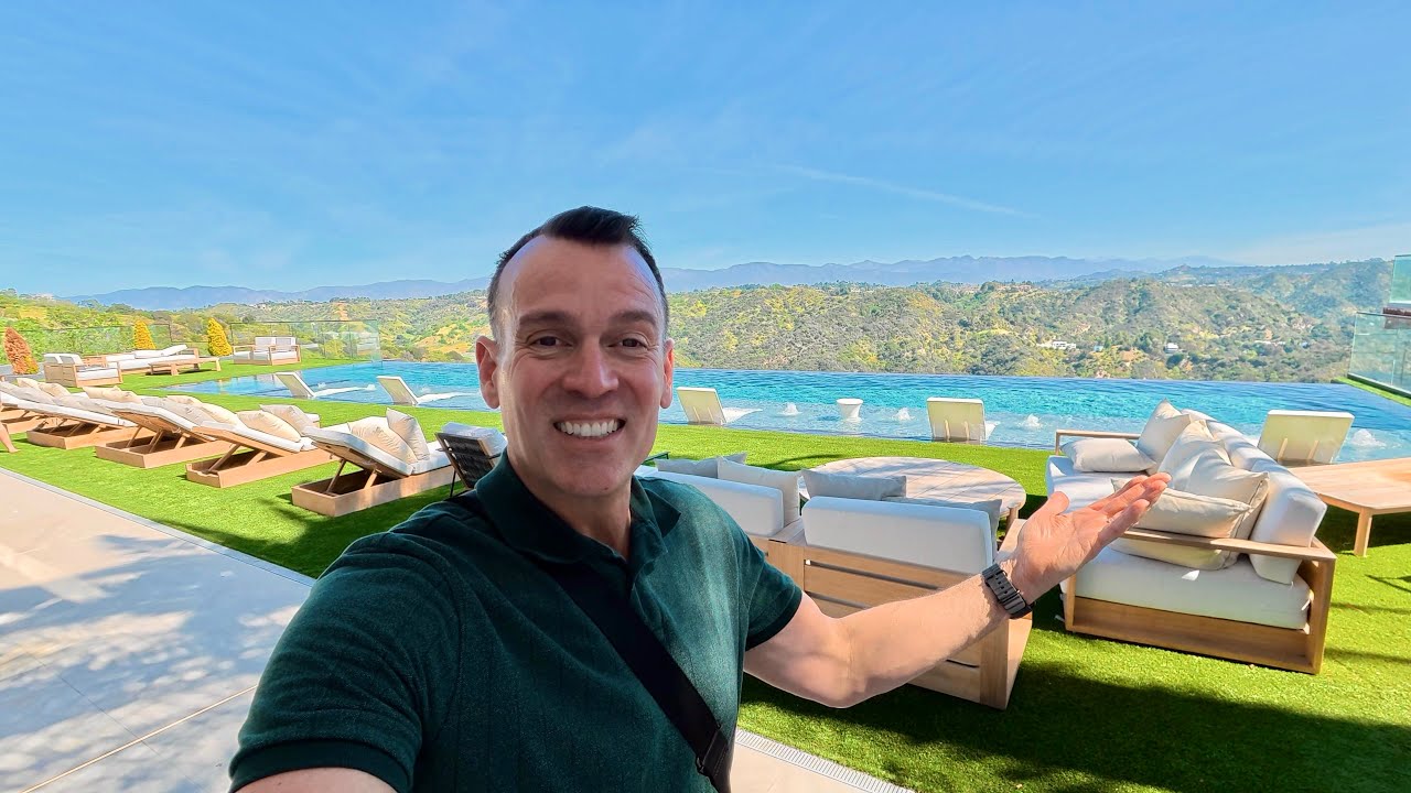 Touring a $38,000,000 Bel Air Mega-Mansion with a Private Bowling Alley