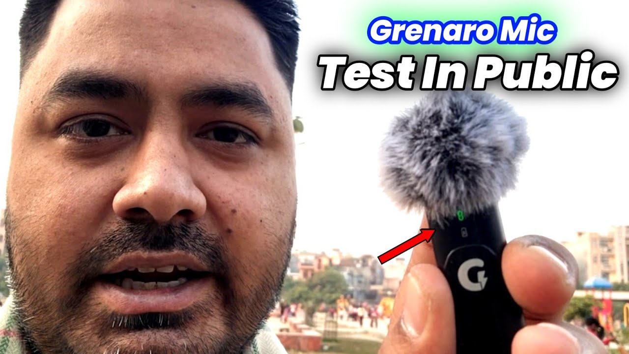 🔥 Grenaro Wireless Mic Test in Public | Honest Review 💯  | Wasim Tech Soultions