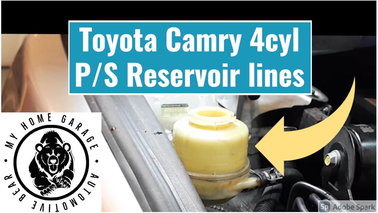 Toyota Camry Replacing Power Steering lines/hoses (06 - 13)
