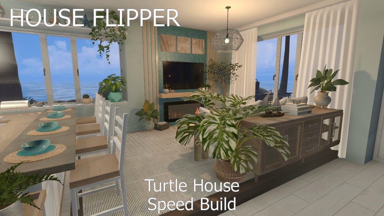House Flipper - Turtle House (Speed Build)