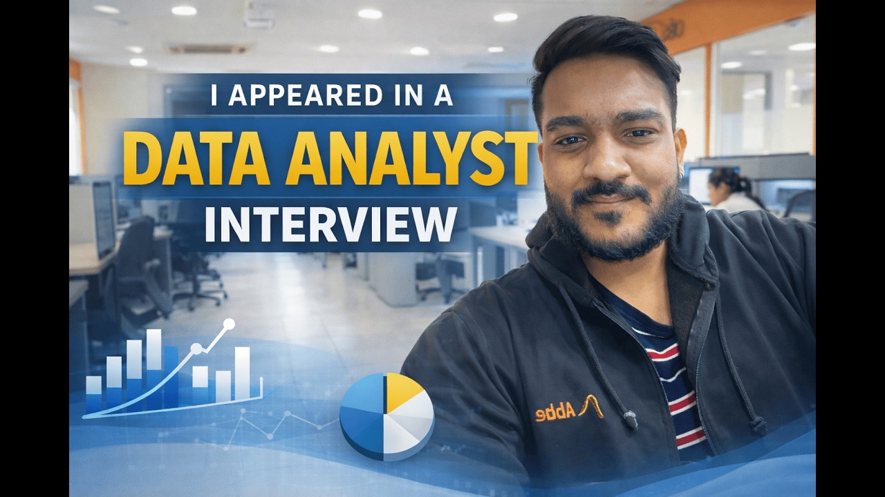 My Experience | Data Analyst Interview | Top MNC
