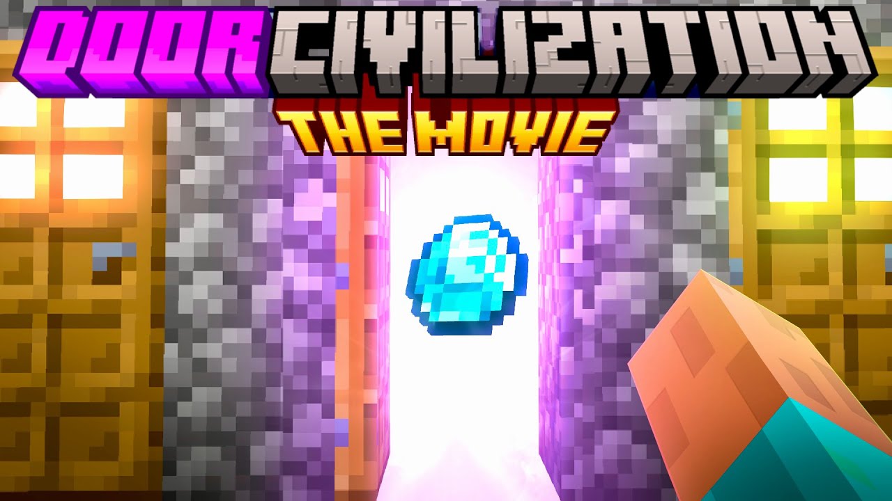Minecraft, but I survive in DOOR CIVILIZATION [FULL MOVIE]