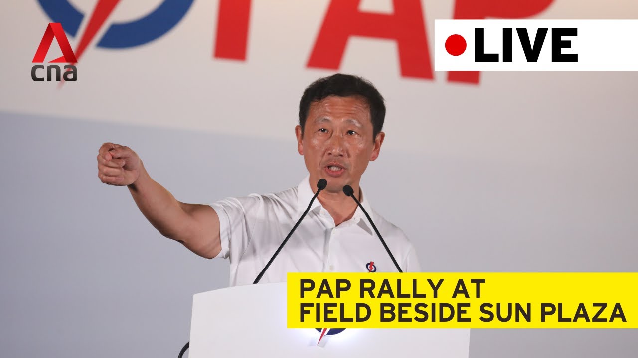People's Action Party rally for Sembawang GRC at Hard Court and Field beside Sun Plaza | Apr 28