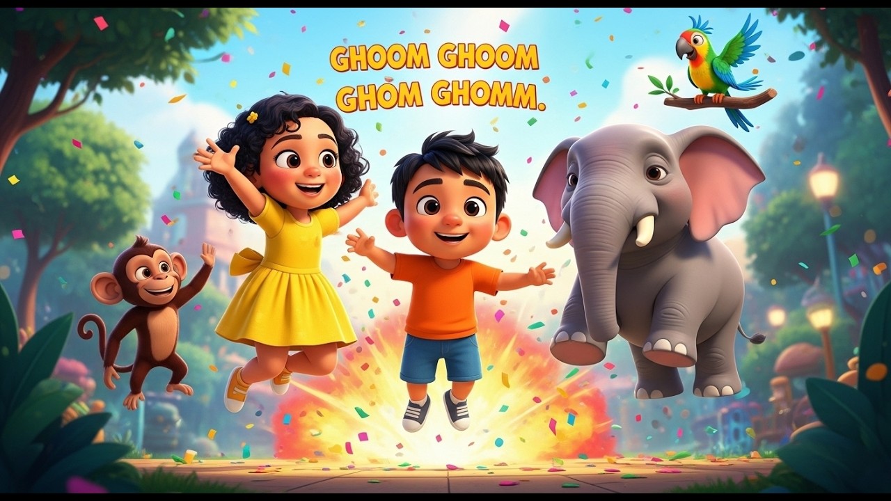 Ghoom Ghoom Ghoom – Fun Dance Song for Kids.hoom Ghoom Ghoom – Fun Dance Song -Song in Hindi