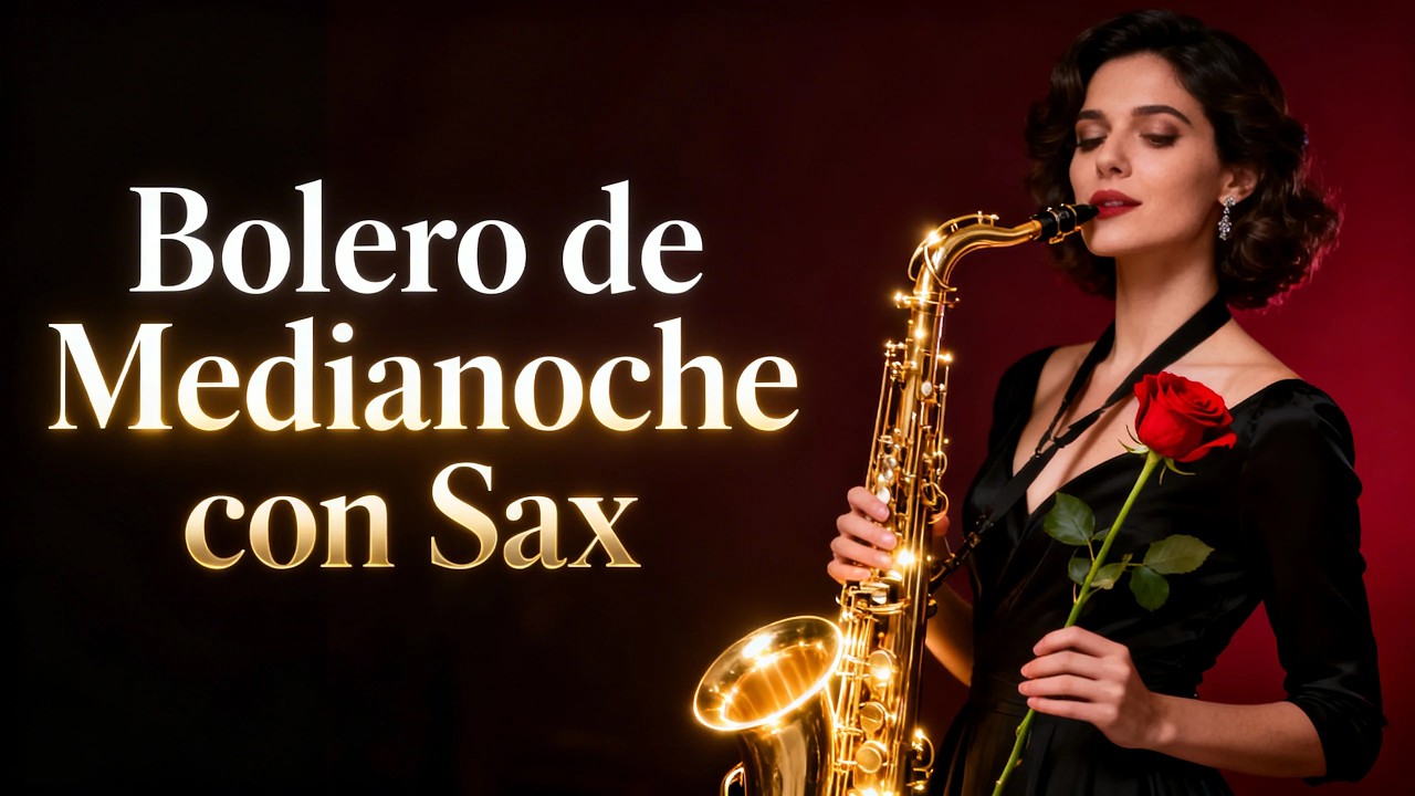 🎷 Bolero de Medianoche con Sax EN VIVO 🔴 Música Instrumental Latina