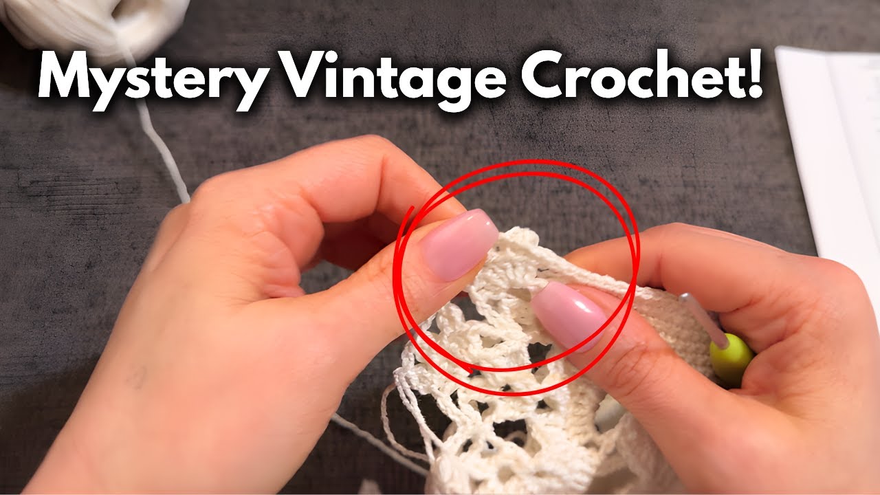 1910s/1920s mystery Vintage Crochet Pattern YOU DONT WANT TO MISS THIS ONE