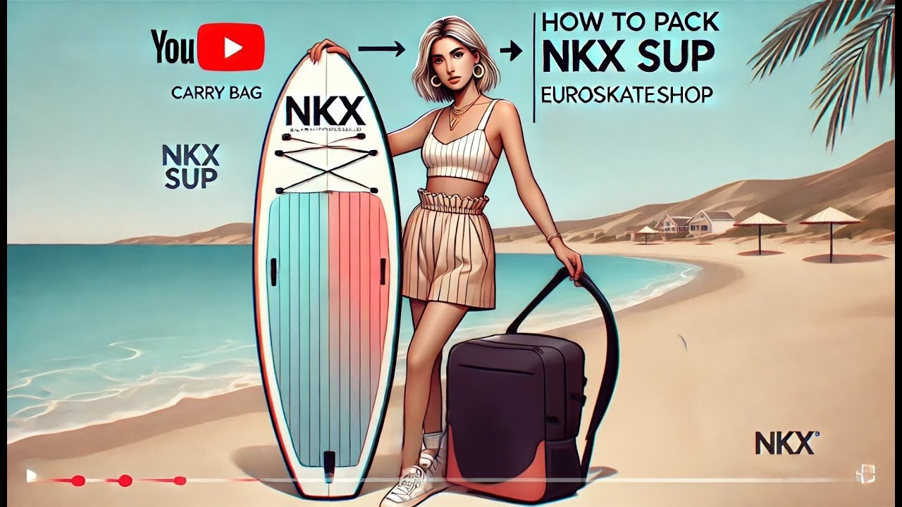 How to pack NKX Windsurf 10'4 SUP - Euroskateshop