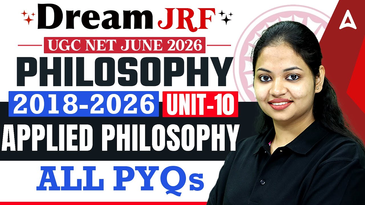 UGC NET Philosophy | UGC NET Philosophy Unit 10 Applied Philosophy By Tejasvi Mam