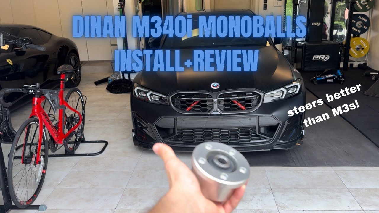 Благодаря моноболу DINAN мой M340 стал рулится как M3! (Установка и обзор)