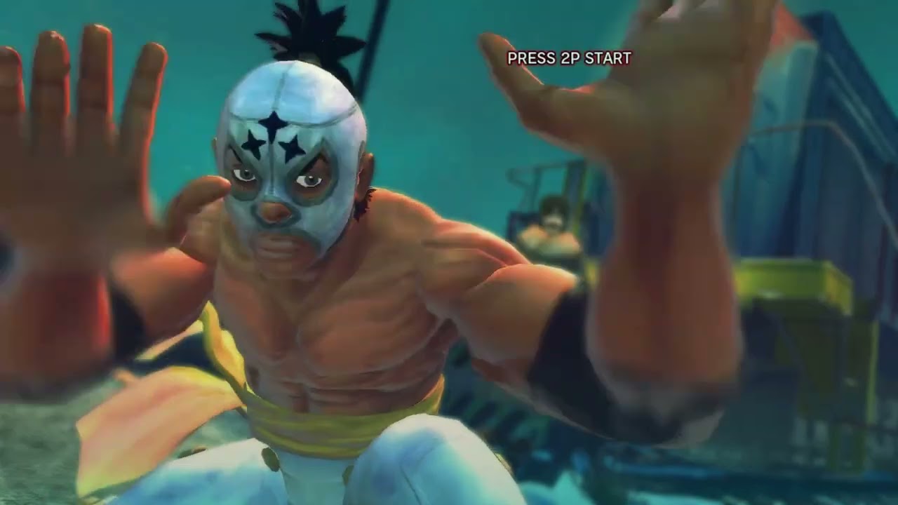 Street Fighter IV (Xbox 360) Arcade Mode as El Fuerte