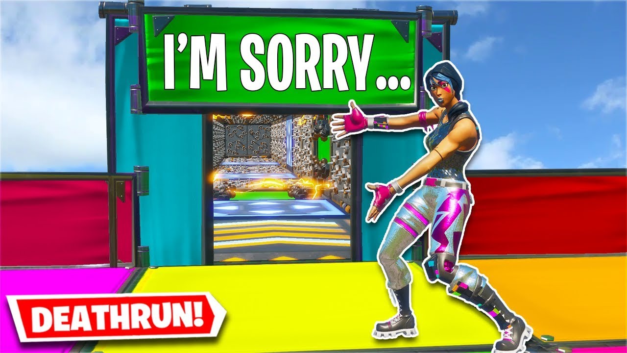 He felt bad so he sent me a SECRET Deathrun... *FUN* (Fortnite Creative)