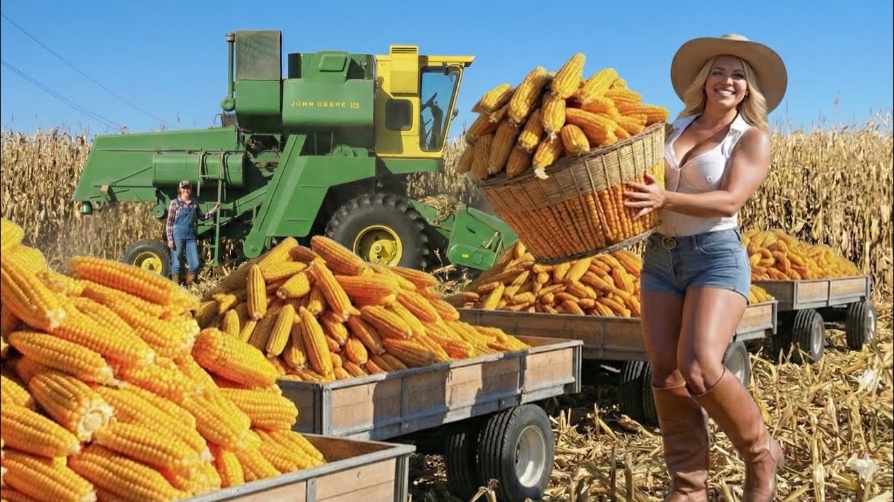 How US Farmers Harvest Millions of Pounds of Sweet Corn Every Year 🌽🇺🇸 Corn Harvesting Rush 