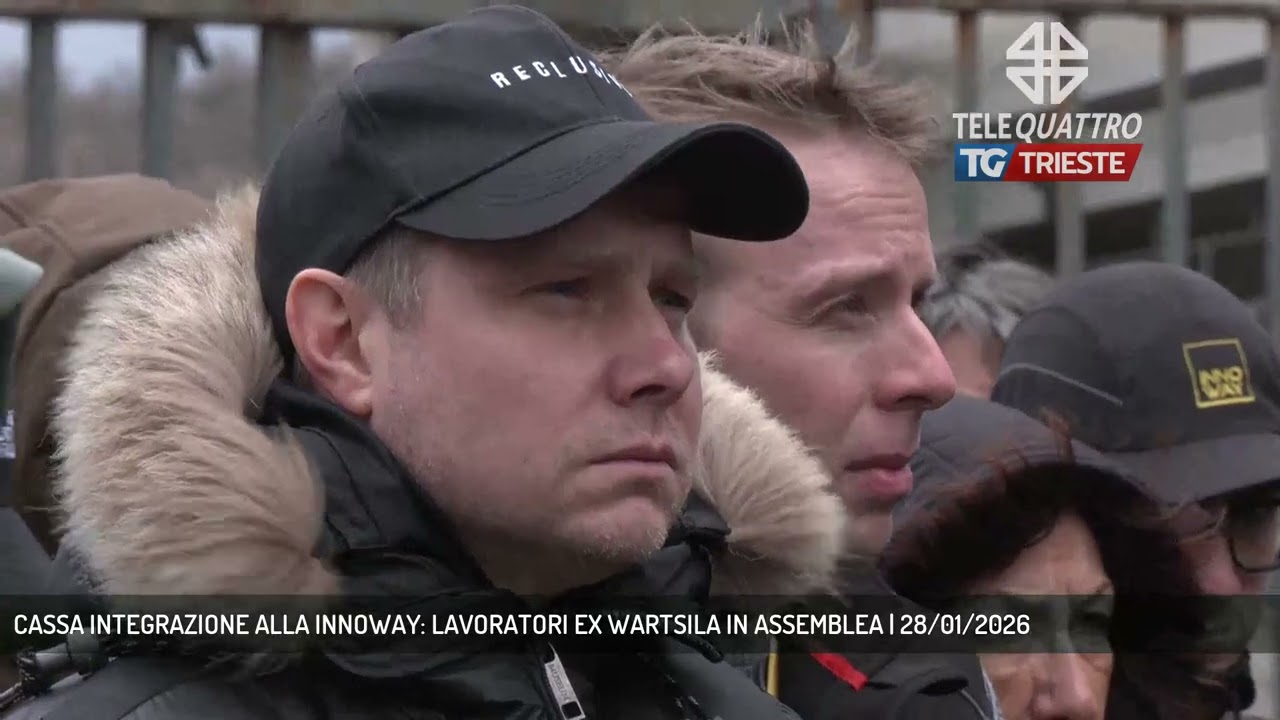 CASSA INTEGRAZIONE ALLA INNOWAY: LAVORATORI EX WARTSILA IN ASSEMBLEA | 28/01/2026