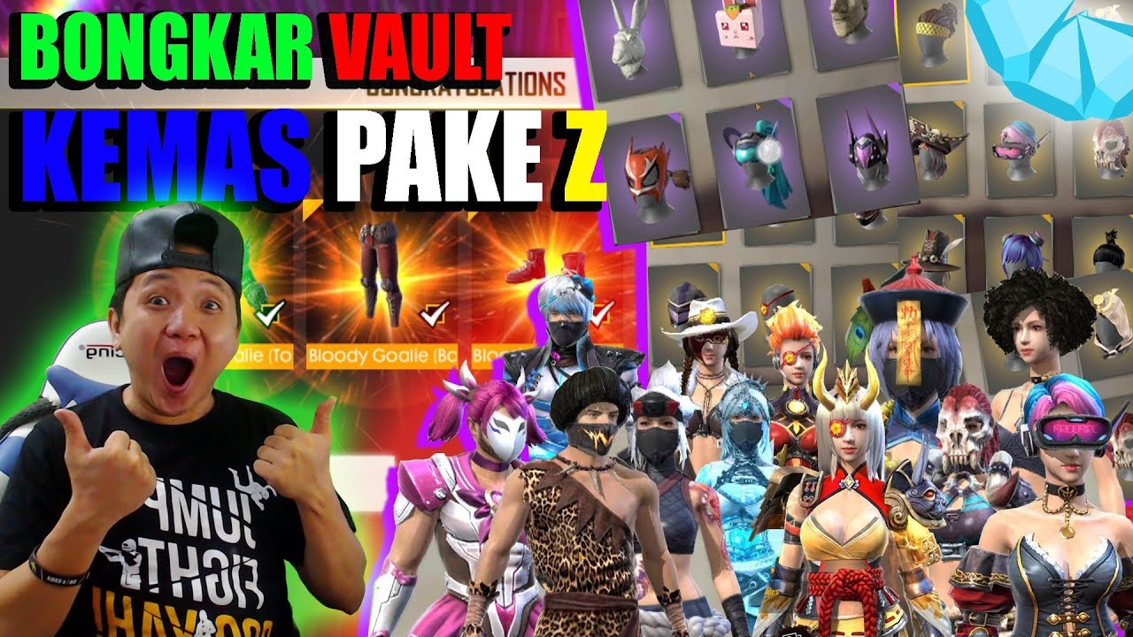 BONGKAR SEMUA VAULT KEMAS PAKE Z,SETELAH NGABISIN BANYAK DIAMOND!!!