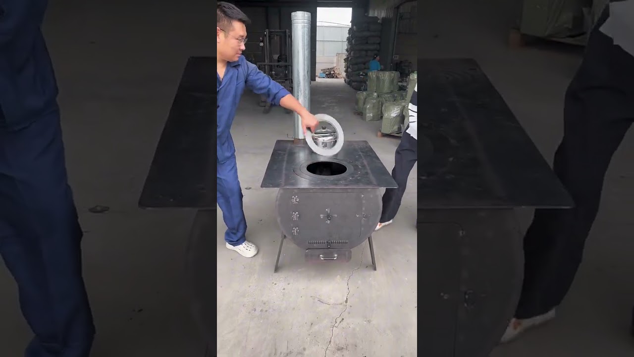 Heating and cooking stove Smokeless wood stove Winter heating stove Yandeli heating stove factory.