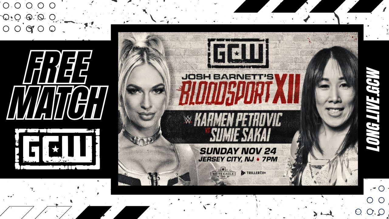 GCW - [FREE MATCH] Karmen Petrovic vs Sumie Sakai | #LONGLIVEGCW