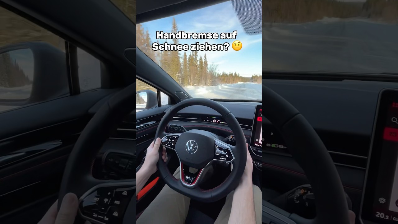 Handbremse auf Schnee ziehen? VW ID.7