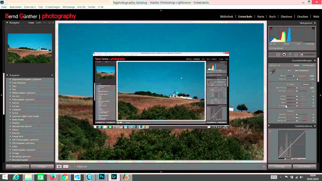Schwarz- und Weisspunkt in Lightroom - german