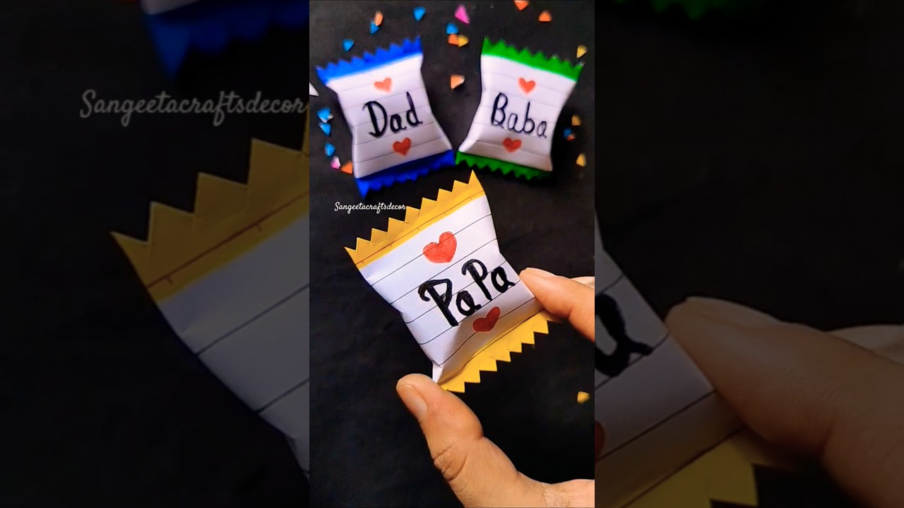 Cute Father's Day Gift &hearts;️/Last minute gift idea/Chocolate Gift #shorts #diy #gift #fathersday