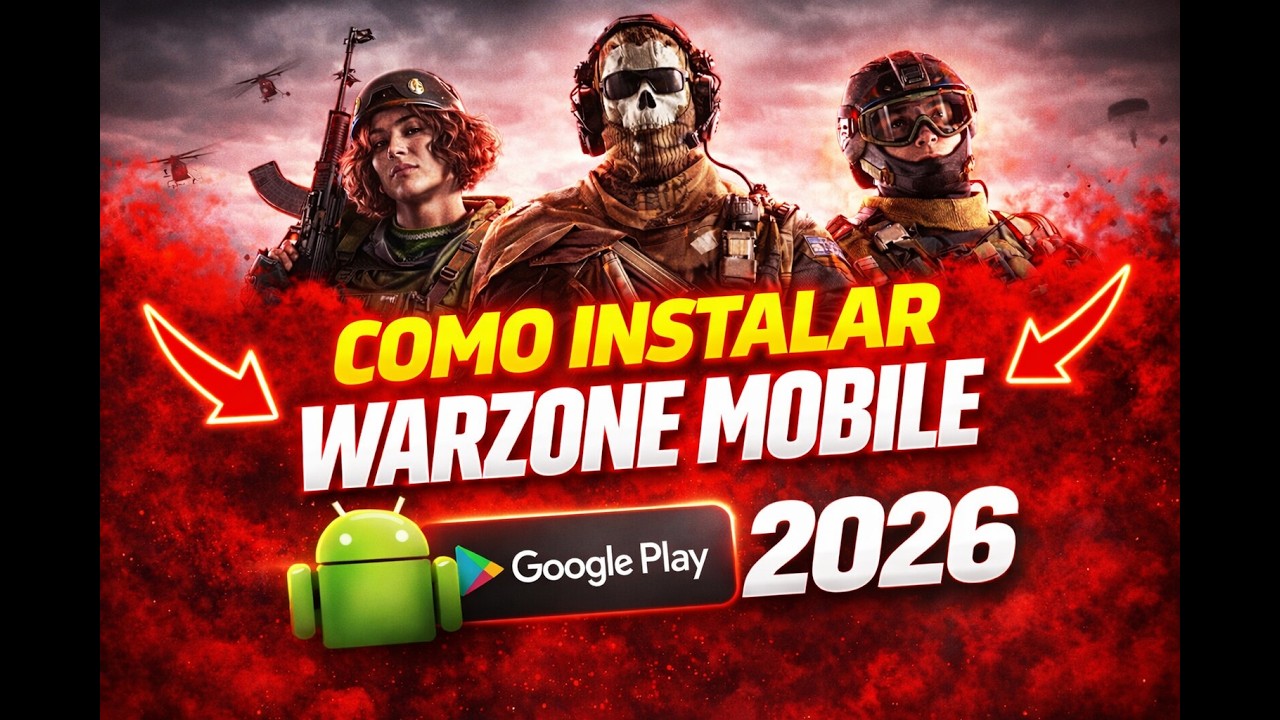 ✅ COMO INSTALAR WARZONE MOBILE - ANDROID (Google Play Store) 2026 🔥
