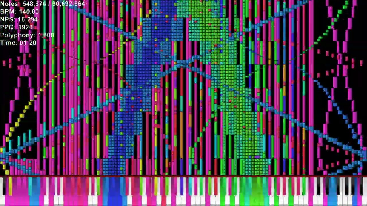[Black MIDI] Heart and Soul Merged - 90 Million Notes
