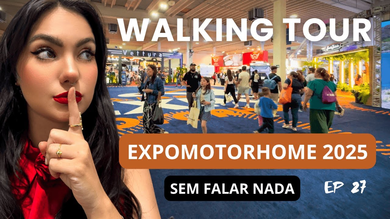 Tour Geral da EXPO MOTORHOME 2025 | Walking Tour em 4K