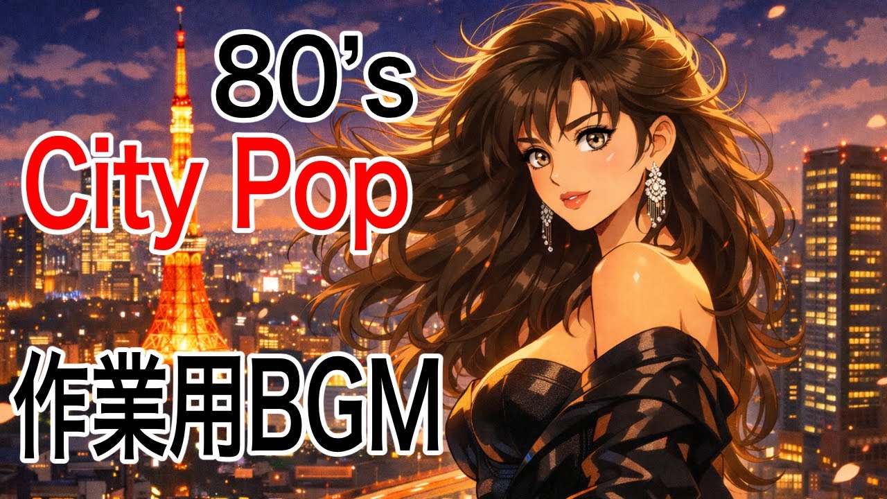 80's Japanese City Pop – Tokyo Night Drive【両面 1】