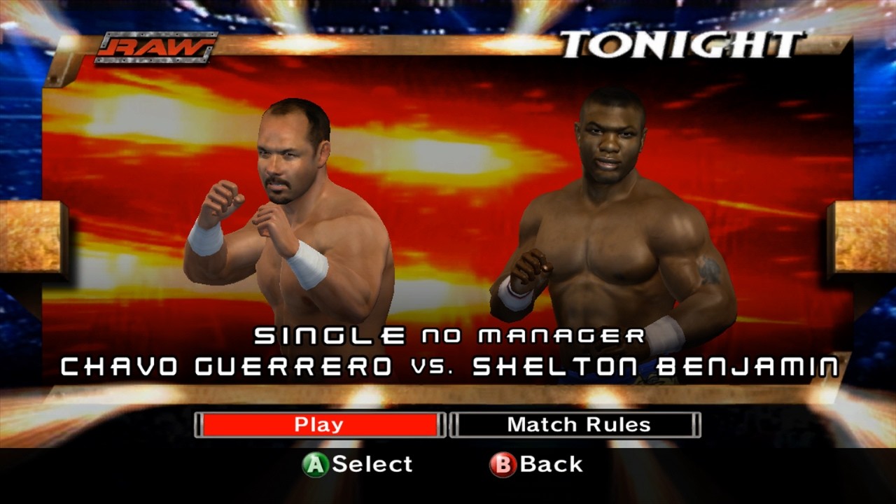 WWE SmackDown vs. RAW 2007 - Chavo Guerrero vs. Shelton Benjamin