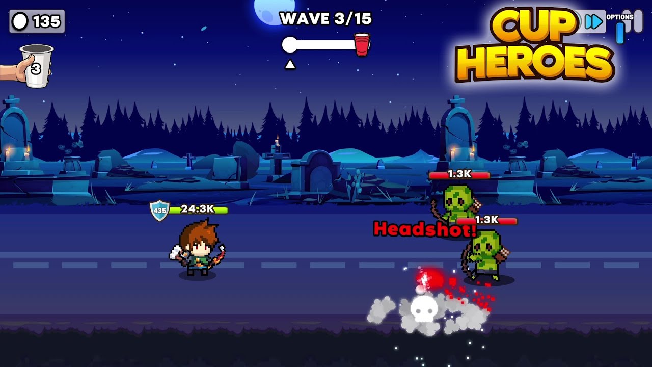 Cup Heroes: Cup 8 - Headshot!