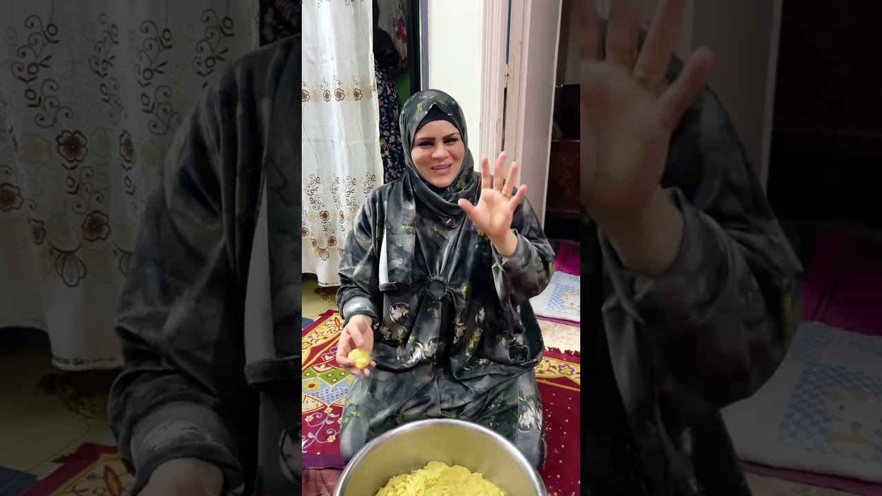 كحك العيد مع اخواتي في بيت ابويا الغالي 