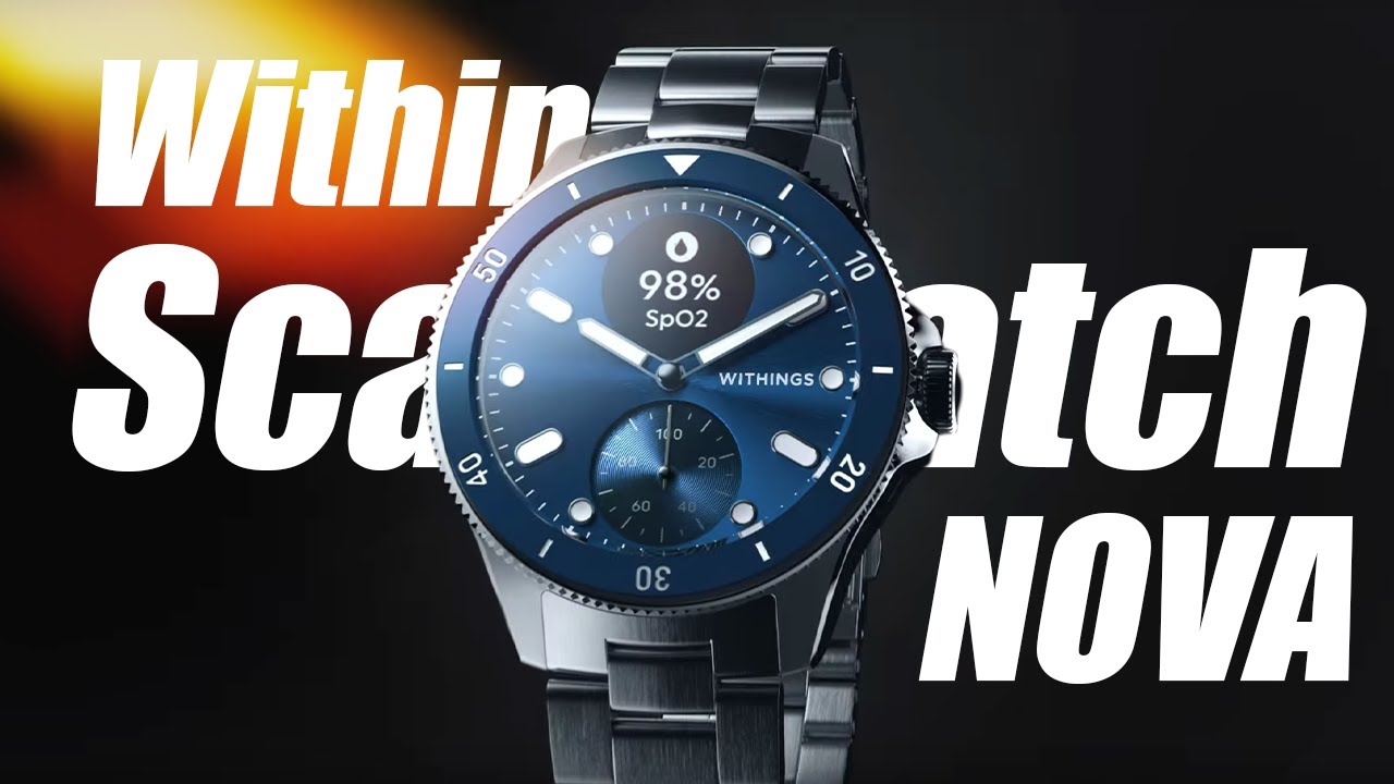 Withings ScanWatch Nova - A Luxury Hybrid Watch.