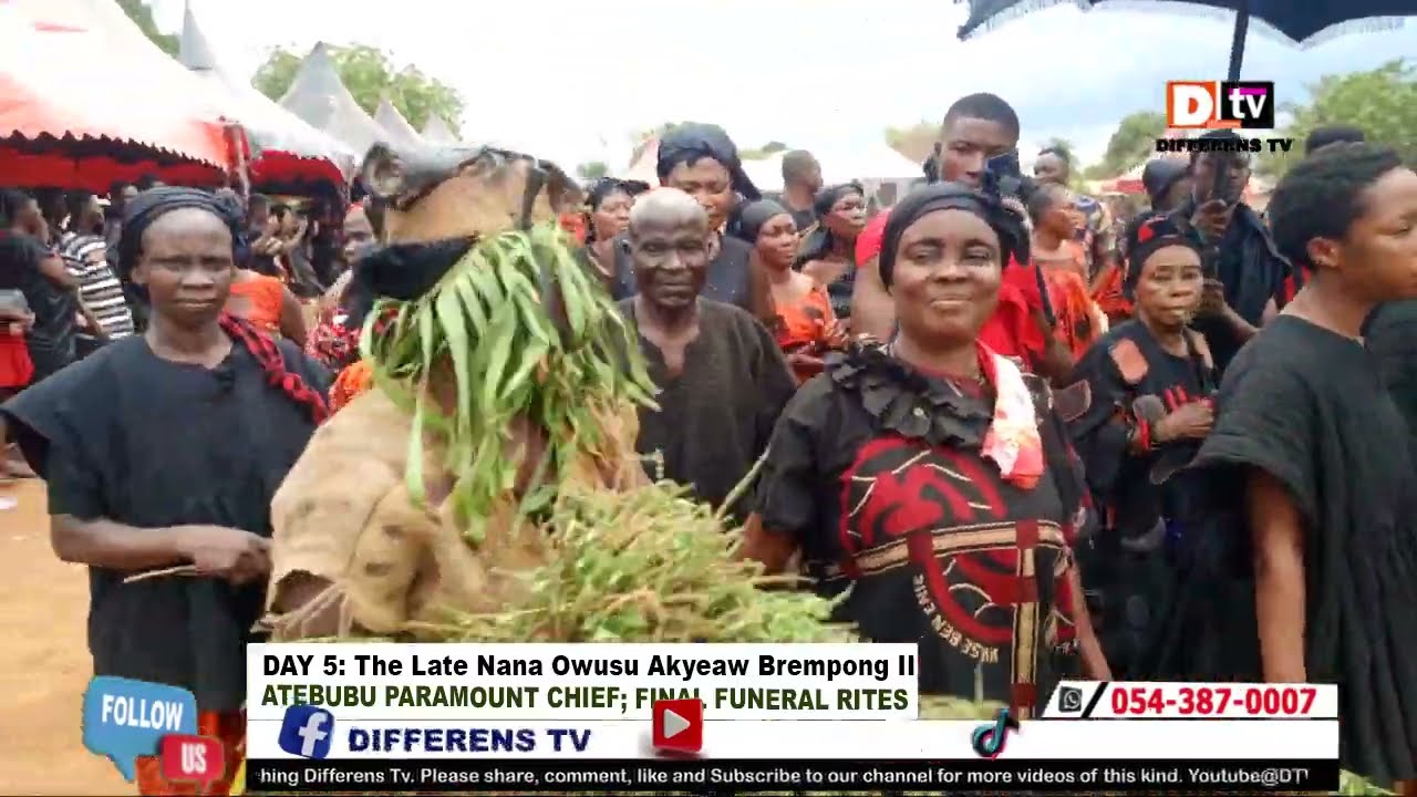 Day 5: Final Fineral Rites of Nana Owusu Akyeaw Brempong II, The Late Paramount Chief of Atebubu