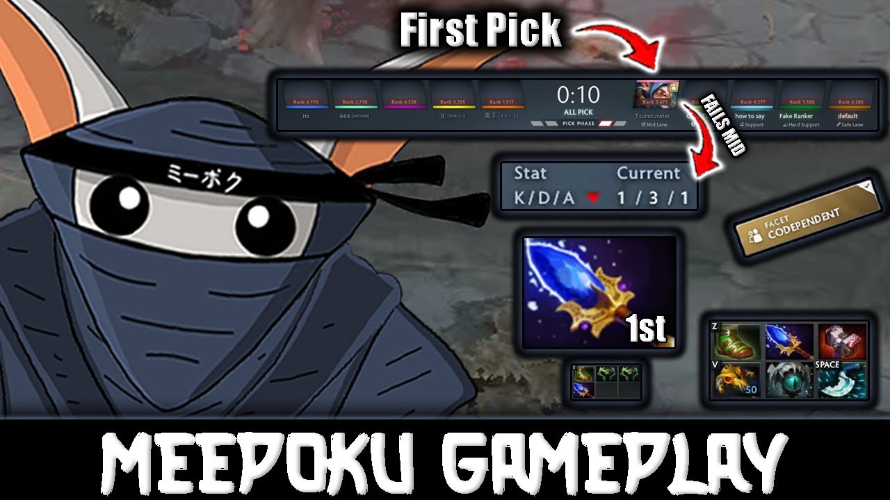 Meepoku Comeback game, after fails mid as first pick Meepo 🤡 - Meepoku Journey#47