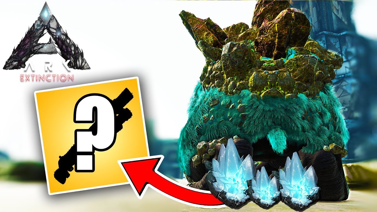 SUPER ZELDZAAM WAPEN UIT GACHA Crystal?! | ARK Extinction #4