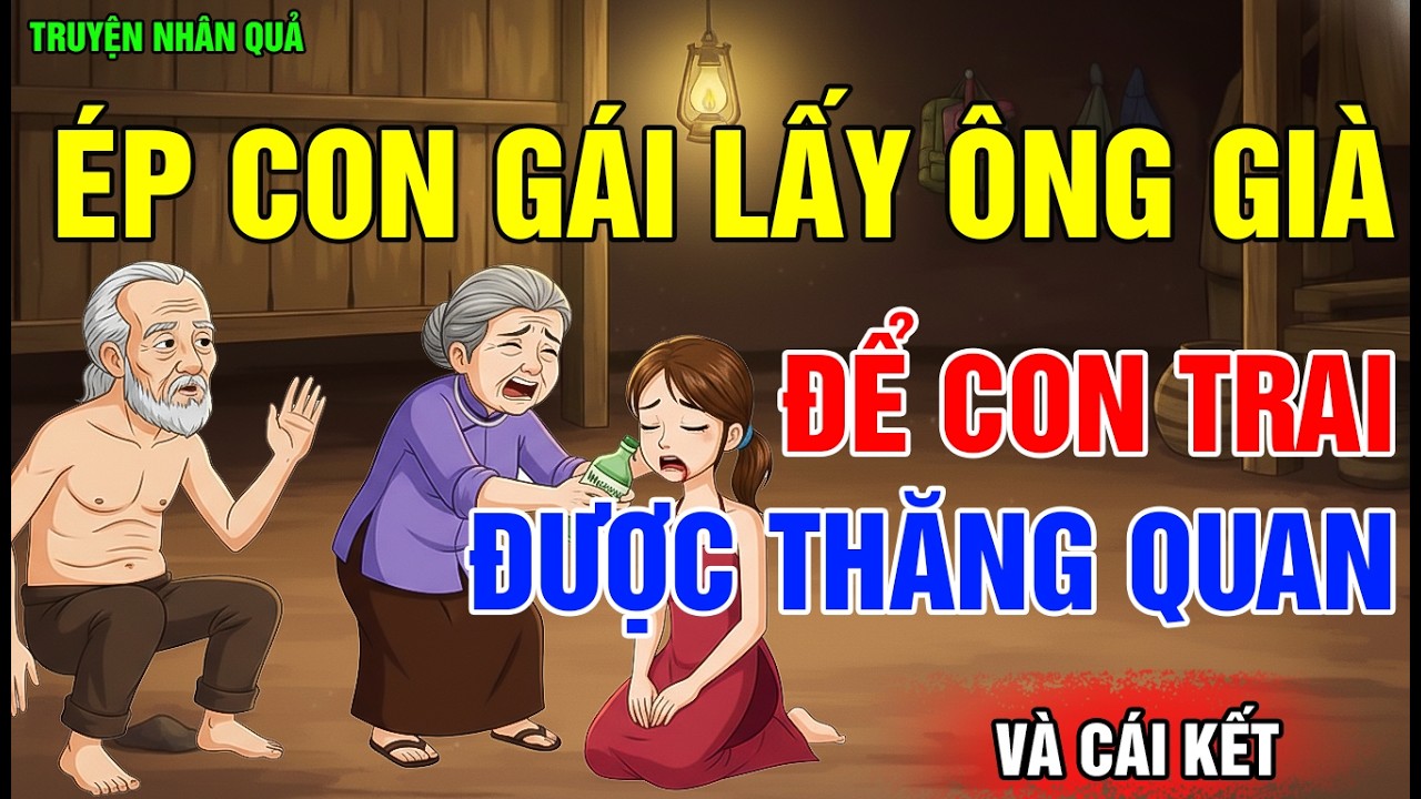 Chuyện Nhân Quả: Ép Con Gái Lấy Lão Già, Để Giúp Con Trai Thăng Quan, Và Cái Kết