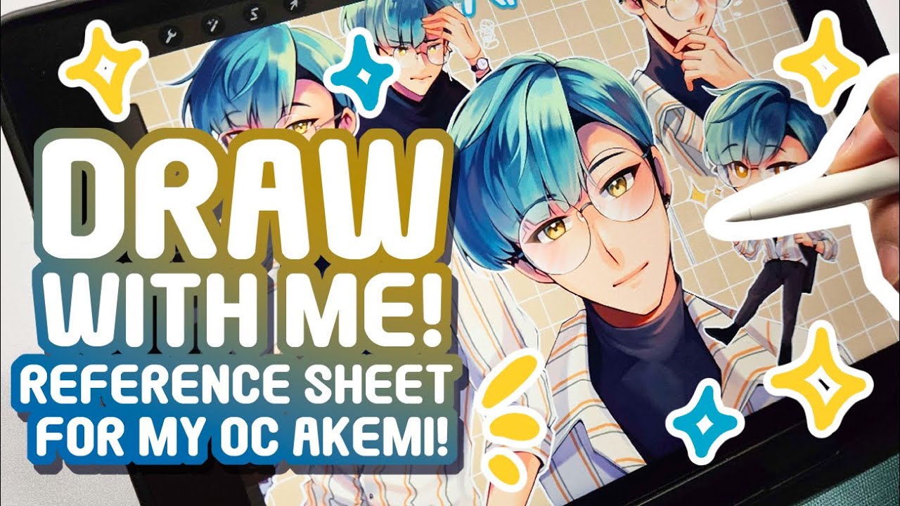 Draw With Me! Another OC Reference Sheet!