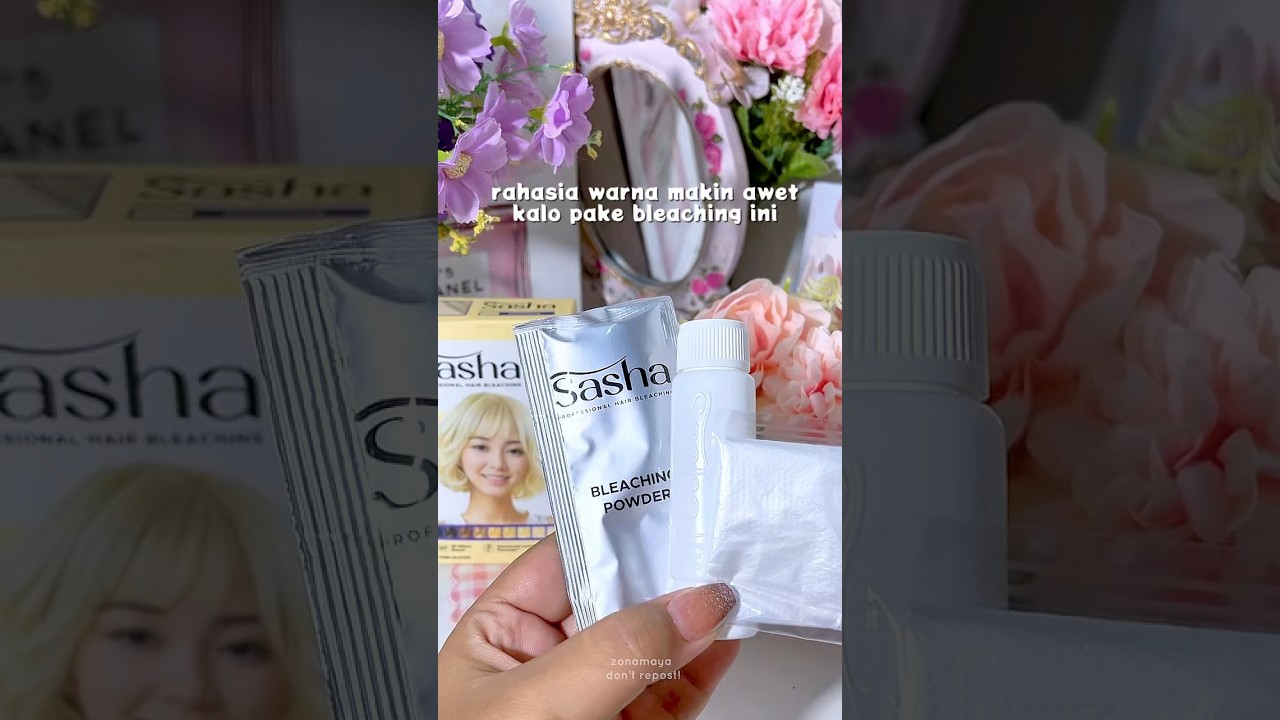 yuk cobain #sasha #sashahaircolorant #semirrambut #catrambut #bleaching #bleachingrambut #haircolor