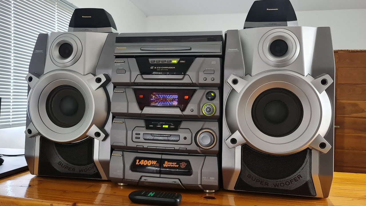GIGANTE PANASONIC SA-HM870 SUB 10 MONSTRO !!!! ÚNICO NO YOUTUBE