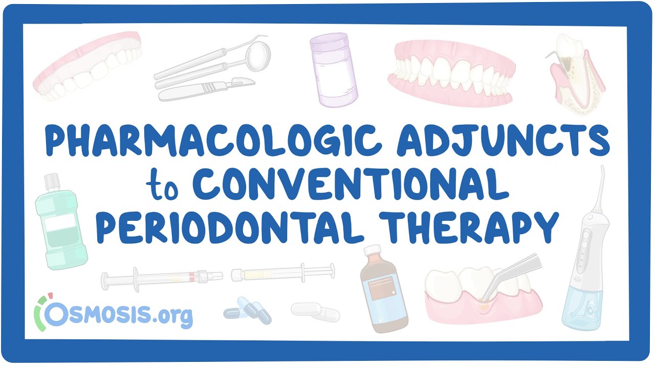 Pharmacologic adjuncts to conventional periodontal therapy