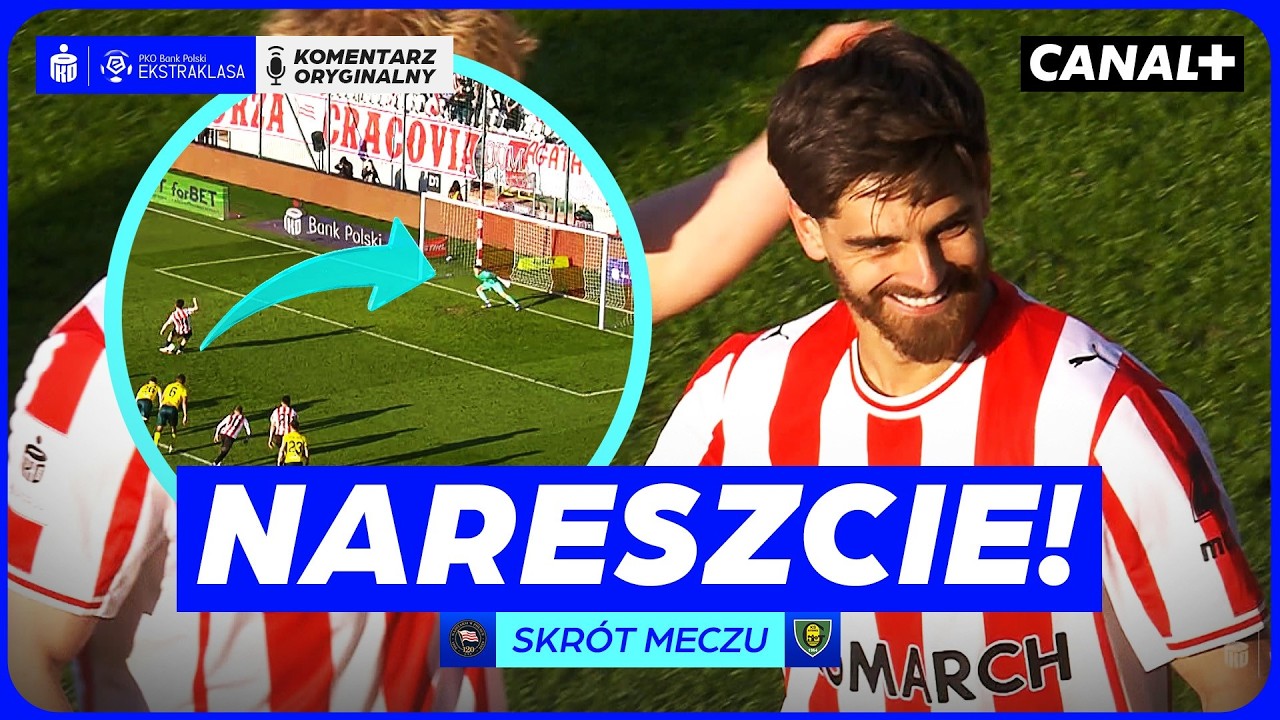 CZEKALI PONAD PIĘĆ MIESIĘCY! PASY W KOŃCU WYGRAŁY U SIEBIE! CRACOVIA - GKS KATOWICE, SKR&Oacute;T MECZU