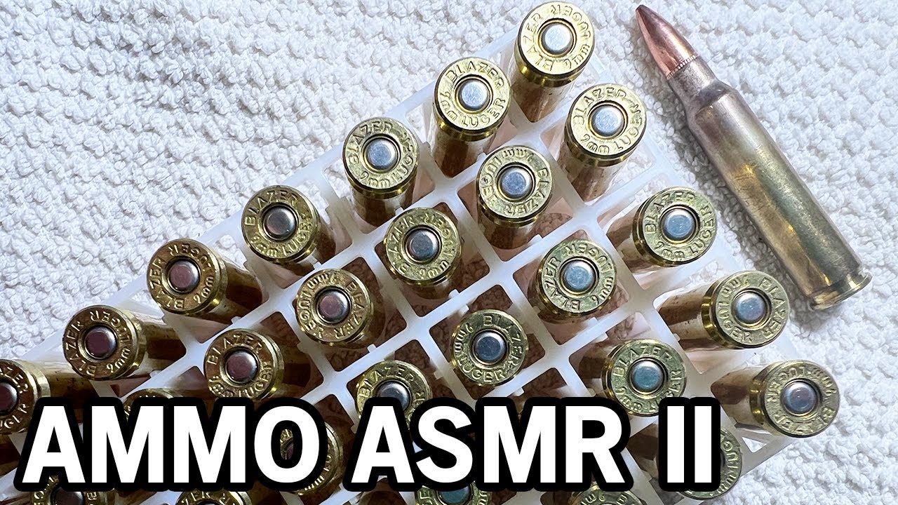 ASMR 24 minutes of AMMO sounds