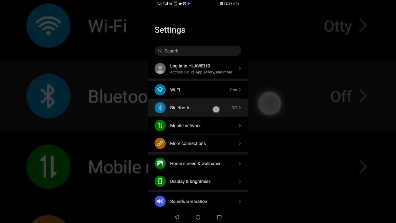 How To Turn On Bluetooth On Any Huawei Android Phone
