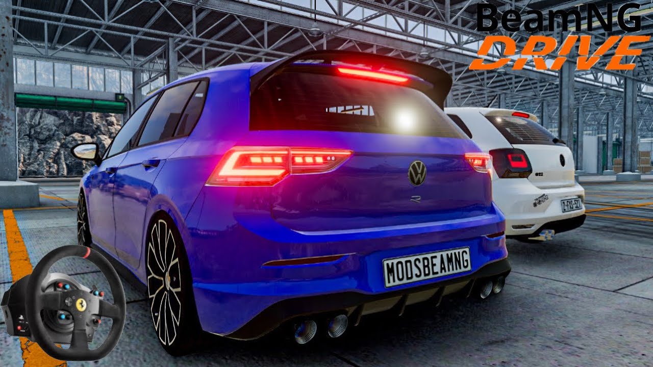 Поездка на VW Golf 8R в Лимпопо | BeamNG Drive