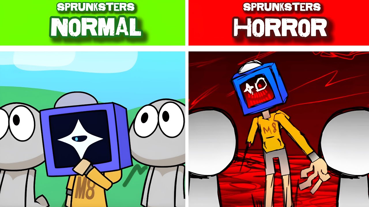 Incredibox: Sprunksters the Final Update Normal VS Horror versions NEW!