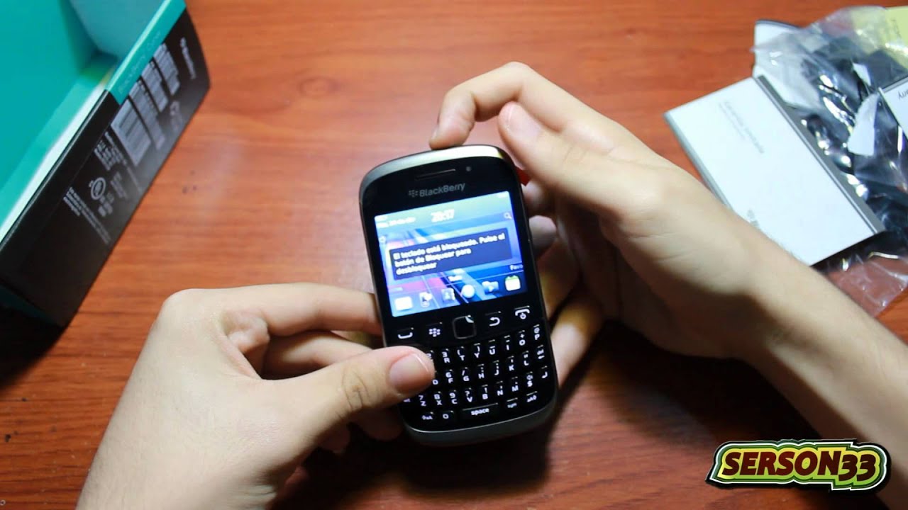 Unboxing y Review - Blackberry 9320