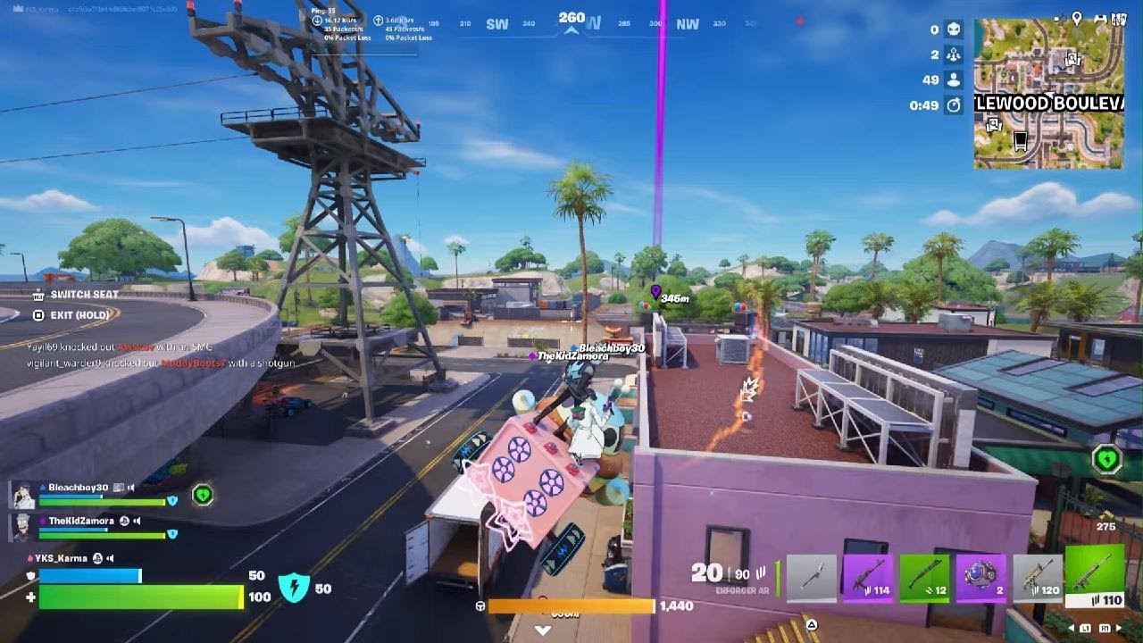 Fortnite Zero Build Trio's #VICTORYROYAL #PS5